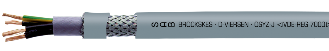 Ejemplo de marcación por CC 500 SY (TR) 02180405: SAB BRÖCKSKES · D-VIERSEN · ÖSYZ-J (TR) VDE-Reg.-Nr. 7000 CC 500 SY 4 x 0,5 mm² CE