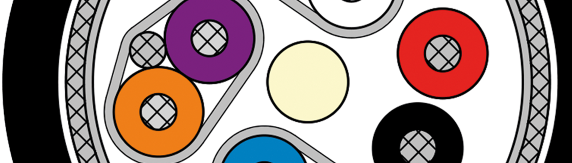 Cable digital de señales y datos Ejemplo de marcatura: SAB BRÖCKSKES · D-VIERSEN · SABIX R flex Data IQ 3x(2xAWG30)ST+2x28AWG USB 3.0 L6650-0003 UL AWM Style 21080 75°C 300 V CE