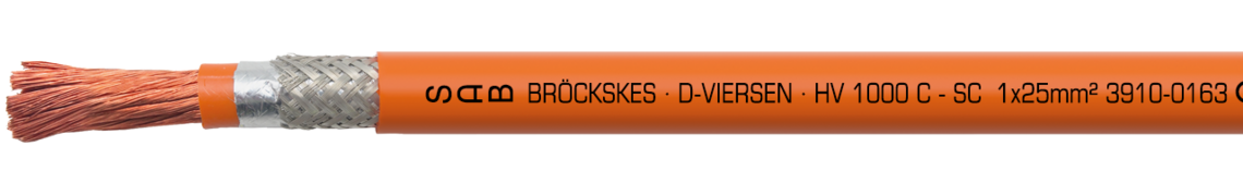 Ejemplo de marcacion para HV 1000 C SC 39100163: SAB BRÖCKSKES · D-VIERSEN · HV 1000 C - SC  1x25mm² 3910-0163  CE