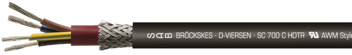 Ejemplo de marcación por SC 700 C HDTR 01260410:
SAB BRÖCKSKES · D-VIERSEN · SC 700 C HDTR UL AWM Style 4511 200°C 60OV cUL AWM I/II A/B 200°C 600V FT1 FT2 CE